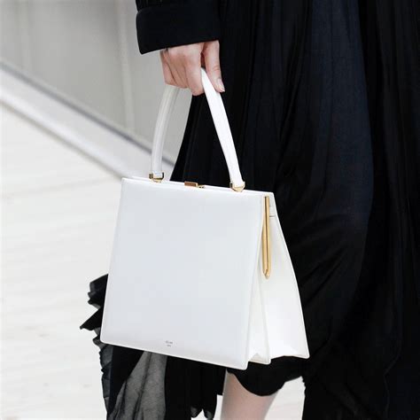 celine clasp bag street style|Celine bag shoulder.